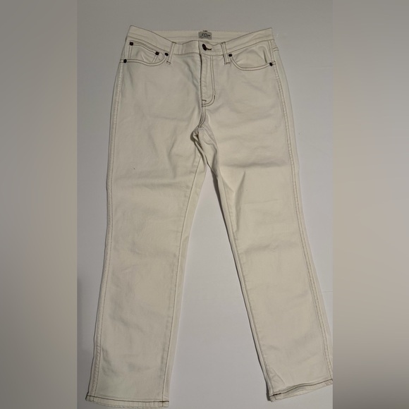 J. Crew Women's Straight Leg Jeans - Beige - Picture 2 of 5